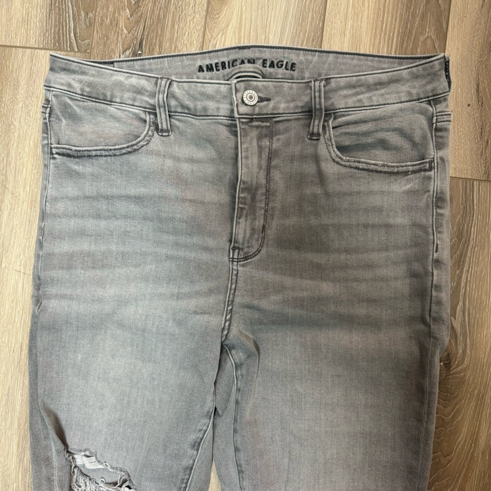 AE NeXT Level Ripped High-Waisted Jegging - Picture 4 of 8